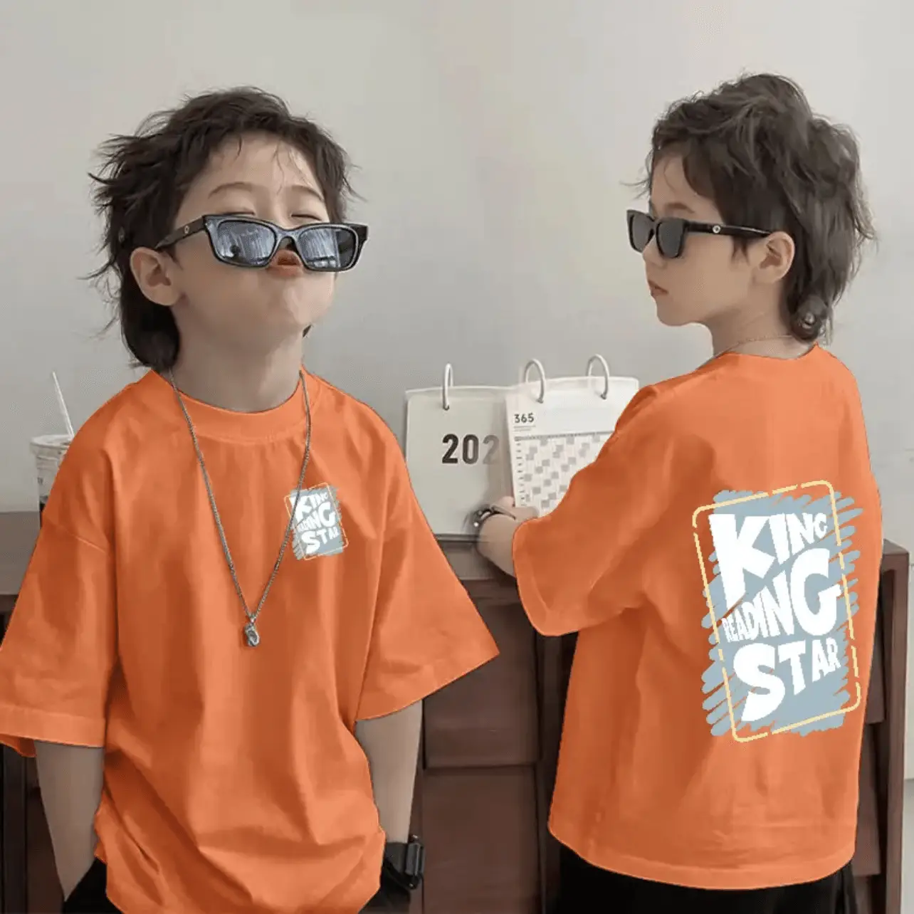 Cotton Kids T-Shirt Pink "King Star" Summer 2025 - Image 10