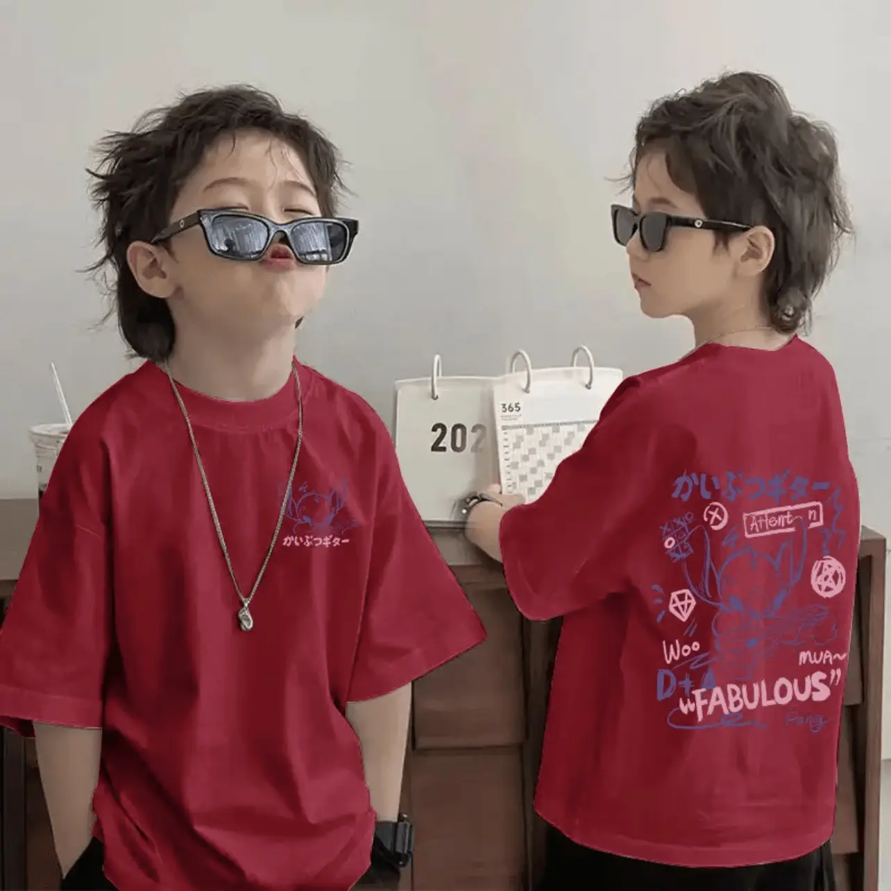 Cotton Kids T-Shirt Pink "King Star" Summer 2025 - Image 5