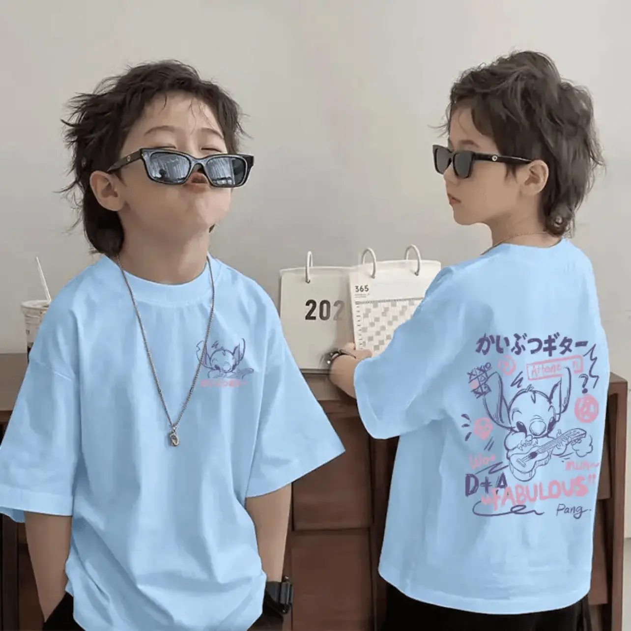 Cotton Kids T-Shirt Pink "King Star" Summer 2025 - Image 7