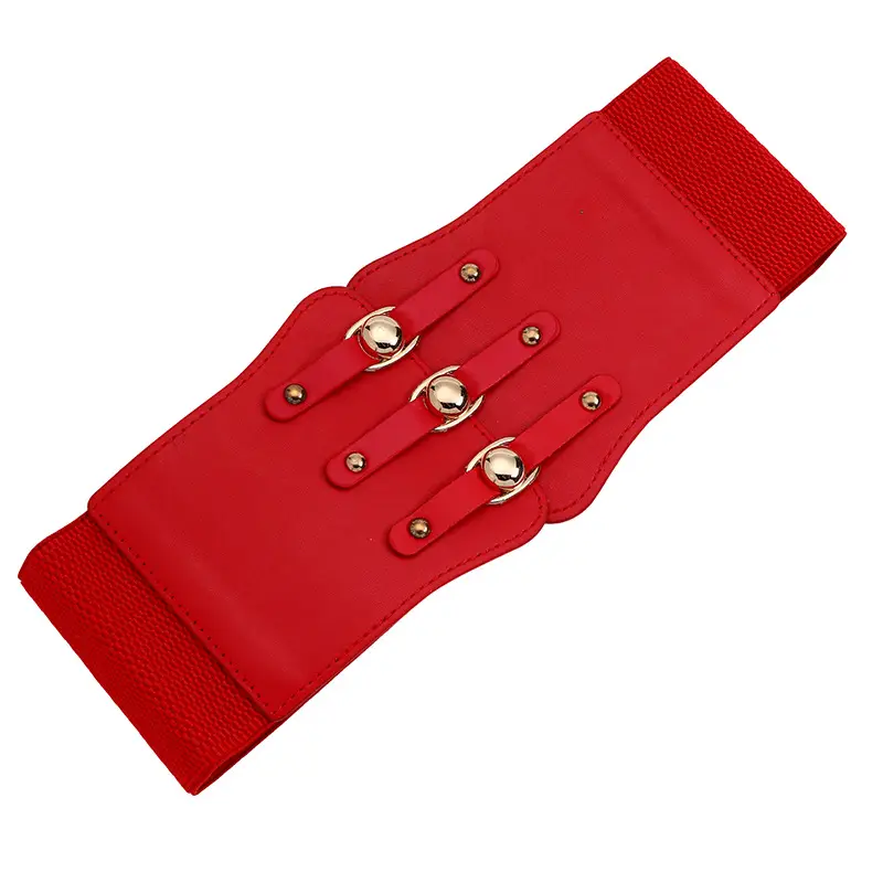 Waist Seal Belt for Women Black White Red Brown - Image 7