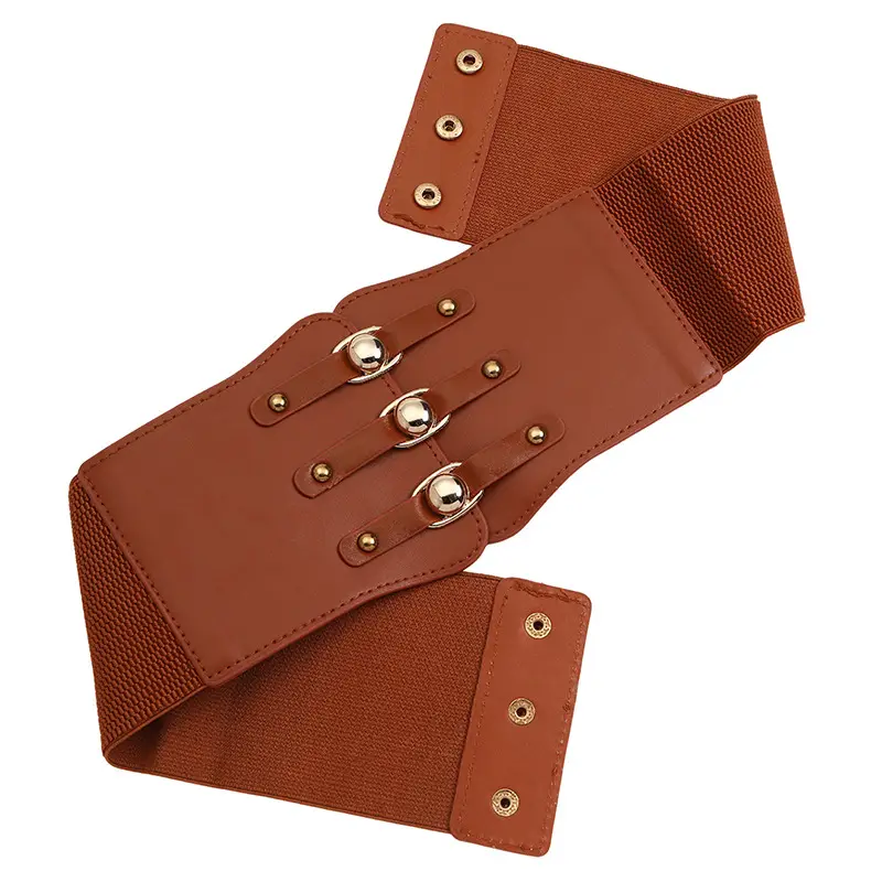 Waist Seal Belt for Women Black White Red Brown - Image 9