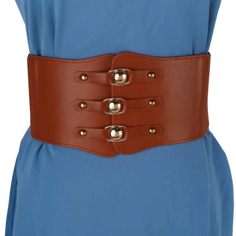 Waist Seal Belt for Women Black White Red Brown — feature 47