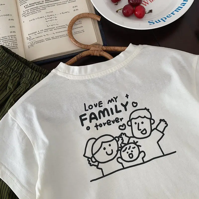 Boys Girls Cotton T-Shirts 2025 Summer Small Medium - Image 6