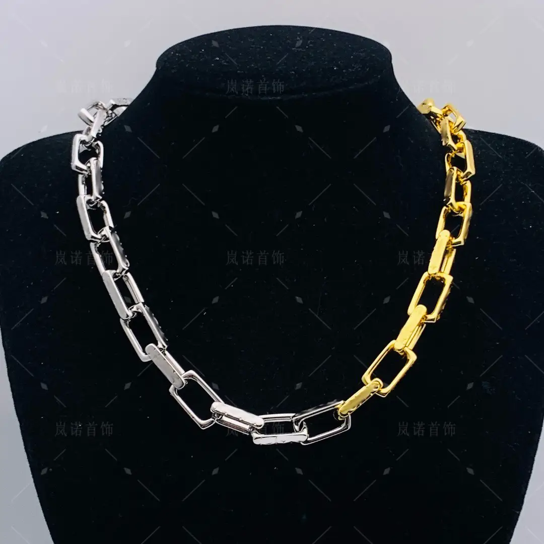 2025 Trendy Gold Silver Chain Necklace for Women