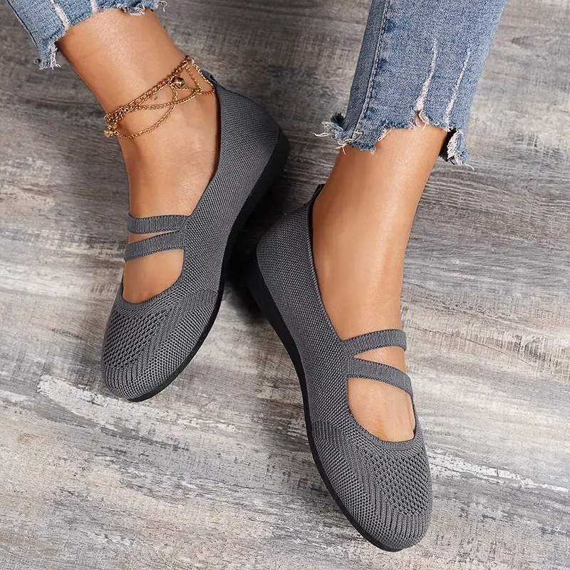 New Style Flat Shoes for Women, Shallow Mouth Loafers, Cool and Breathable Mom Shoes, Large Size Casual Shoes, Breathable and Comfortable — feature 11