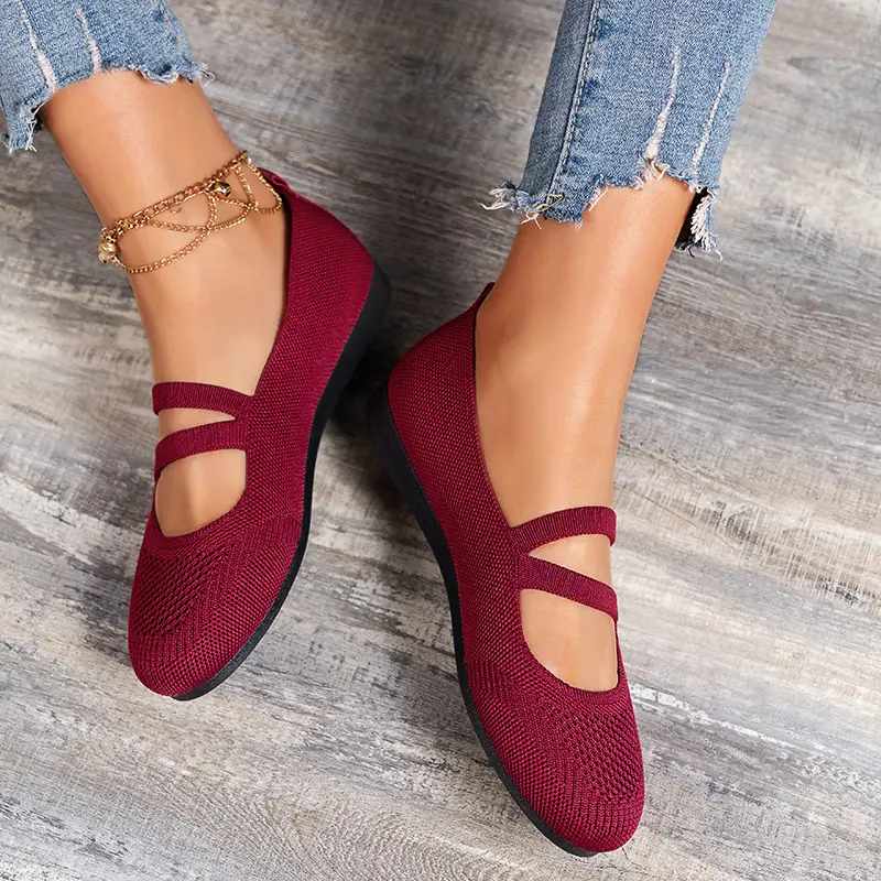 New Style Flat Shoes for Women, Shallow Mouth Loafers, Cool and Breathable Mom Shoes, Large Size Casual Shoes, Breathable and Comfortable — feature 12