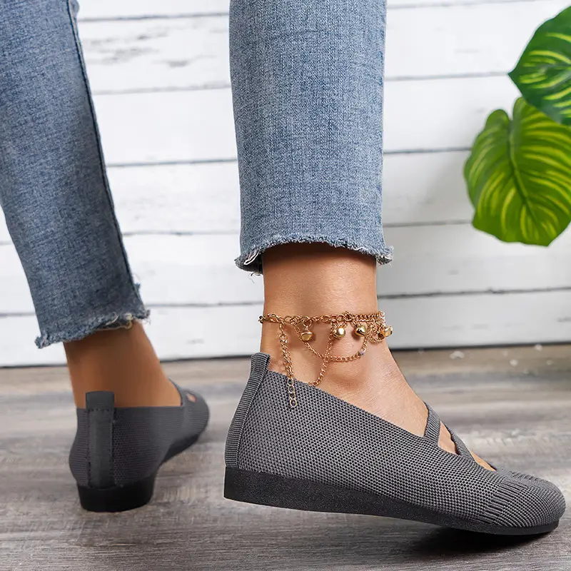 New Style Flat Shoes for Women, Shallow Mouth Loafers, Cool and Breathable Mom Shoes, Large Size Casual Shoes, Breathable and Comfortable — feature 13