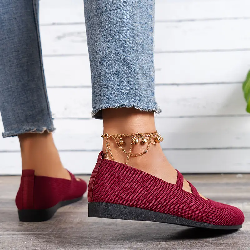 New Style Flat Shoes for Women, Shallow Mouth Loafers, Cool and Breathable Mom Shoes, Large Size Casual Shoes, Breathable and Comfortable — feature 14