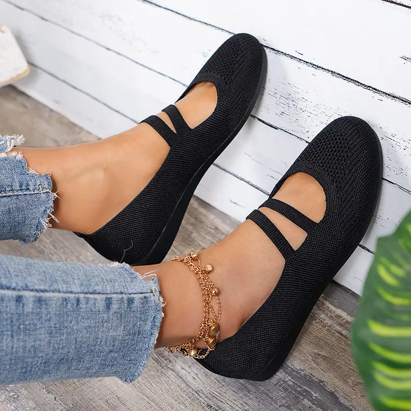 New Style Flat Shoes for Women, Shallow Mouth Loafers, Cool and Breathable Mom Shoes, Large Size Casual Shoes, Breathable and Comfortable — feature 6