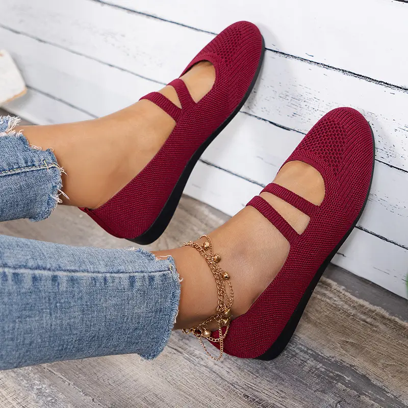 New Style Flat Shoes for Women, Shallow Mouth Loafers, Cool and Breathable Mom Shoes, Large Size Casual Shoes, Breathable and Comfortable — feature 7