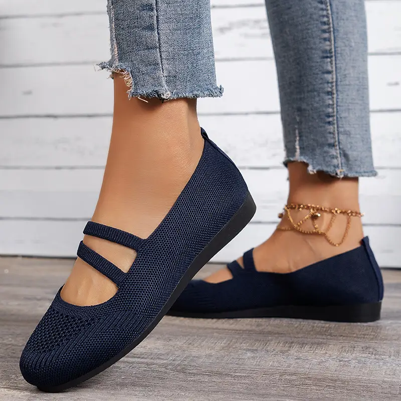 New Style Flat Shoes for Women, Shallow Mouth Loafers, Cool and Breathable Mom Shoes, Large Size Casual Shoes, Breathable and Comfortable — feature 9