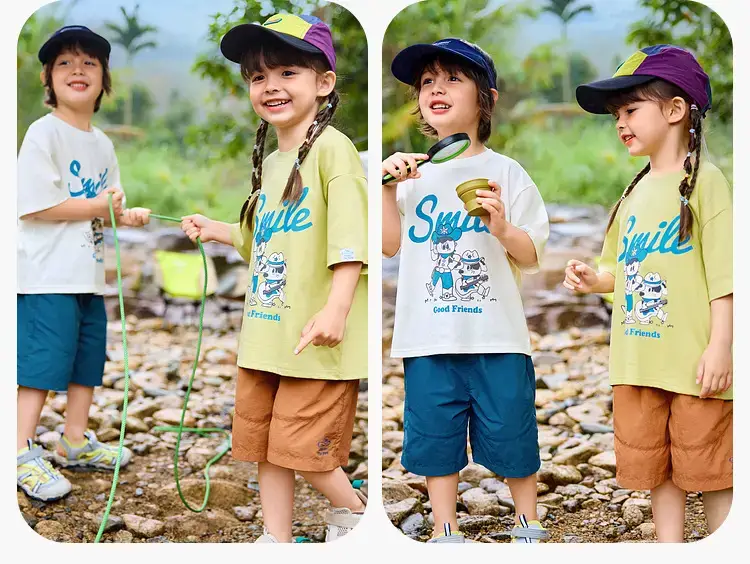 Cotton Quick-Drying T-Shirt for Boys Girls Summer — feature 15