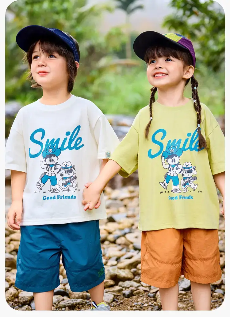 Cotton Quick-Drying T-Shirt for Boys Girls Summer — feature 16