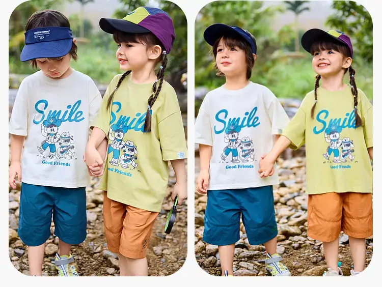 Cotton Quick-Drying T-Shirt for Boys Girls Summer — feature 17
