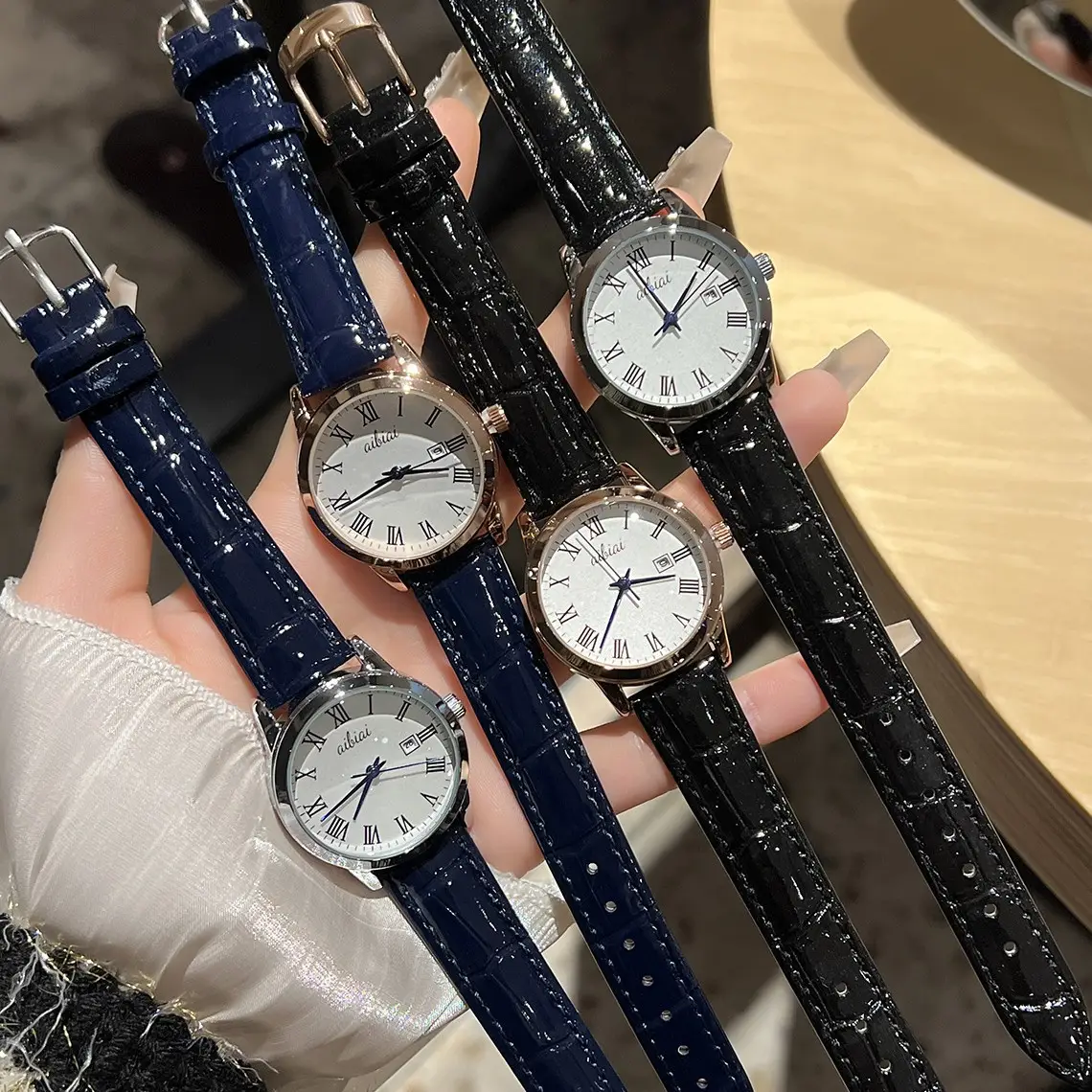 Women's Cross-Border Quartz Watch with Diamond Ring - Image 8