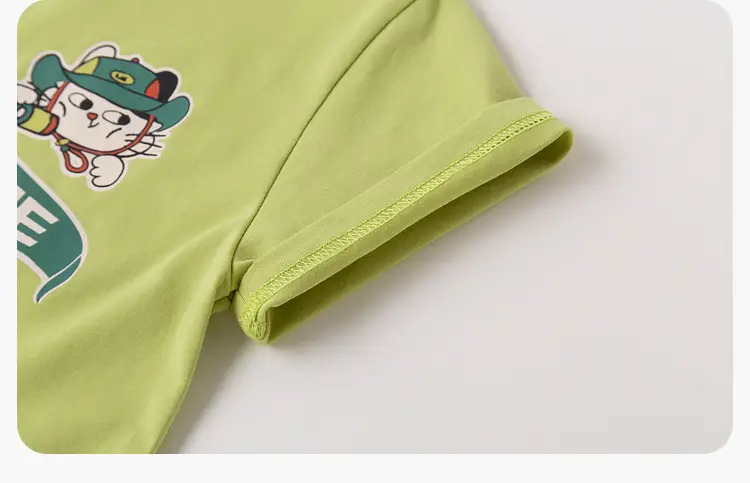 Children's Doodle Time Camping T-Shirt 7A Bacteriostasis — feature 28