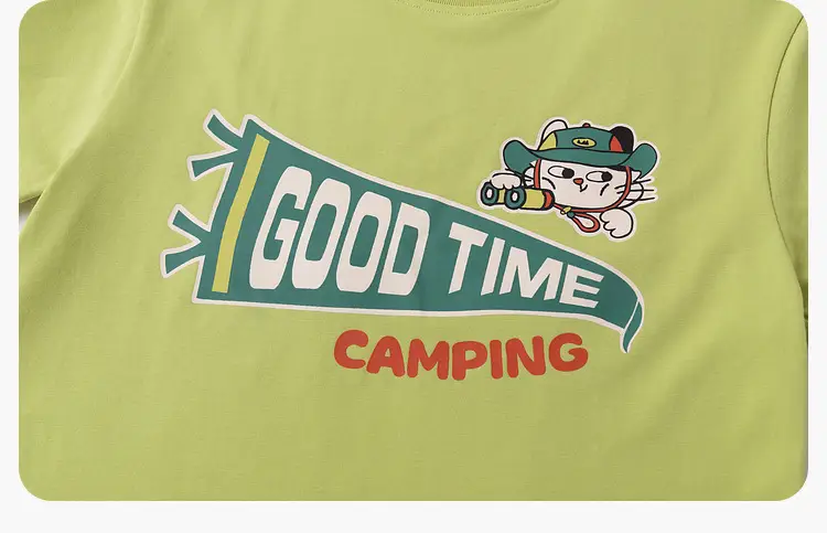 Children's Doodle Time Camping T-Shirt 7A Bacteriostasis — feature 29