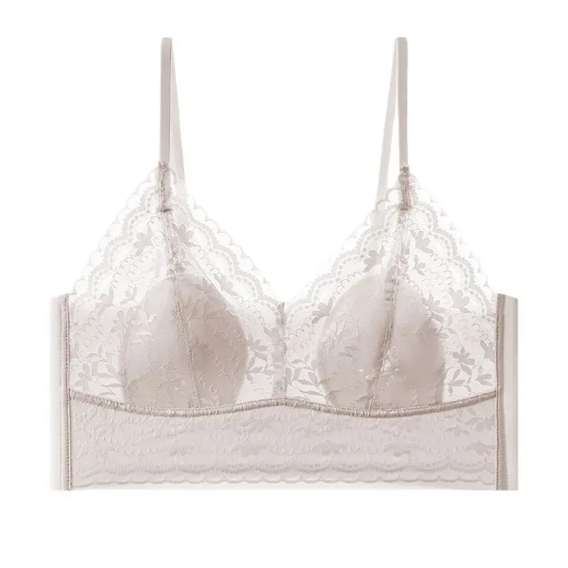 White Lace Camisole with Back, Slim Fit, Korean Style - Image 9