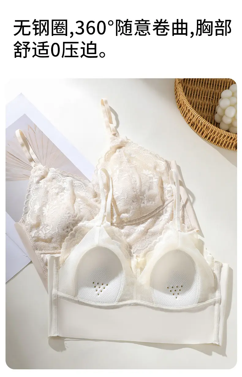 White Lace Camisole with Back, Slim Fit, Korean Style — feature 13