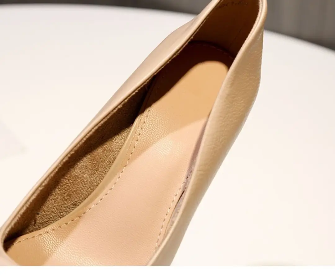 Fairy Style Pointed Stiletto Heel Shoes Women's Spring and Autumn New French Commuter High Heel Shallow Mouth Professional Work Shoes Women — feature 7