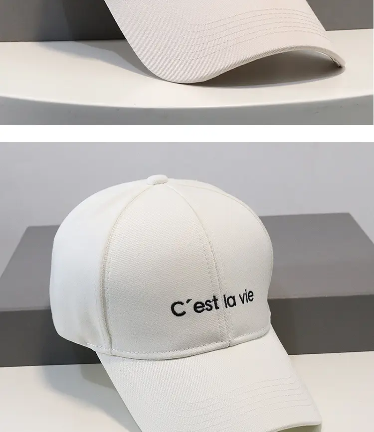 Women's Embroidered Baseball Cap White 2025 — feature 7