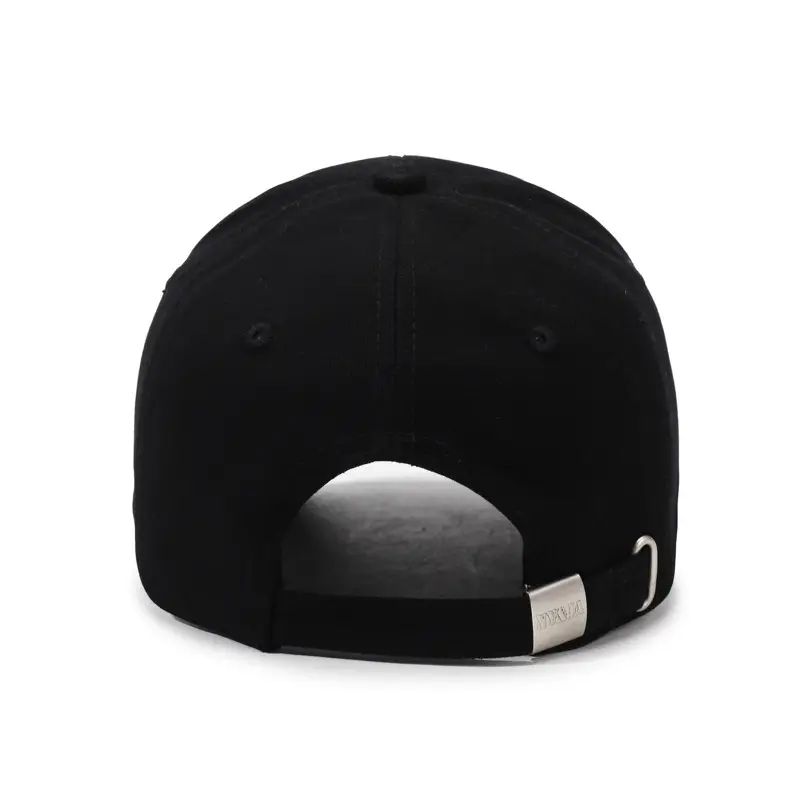 Men's Black Embroidered Baseball Cap with Logo - Image 12