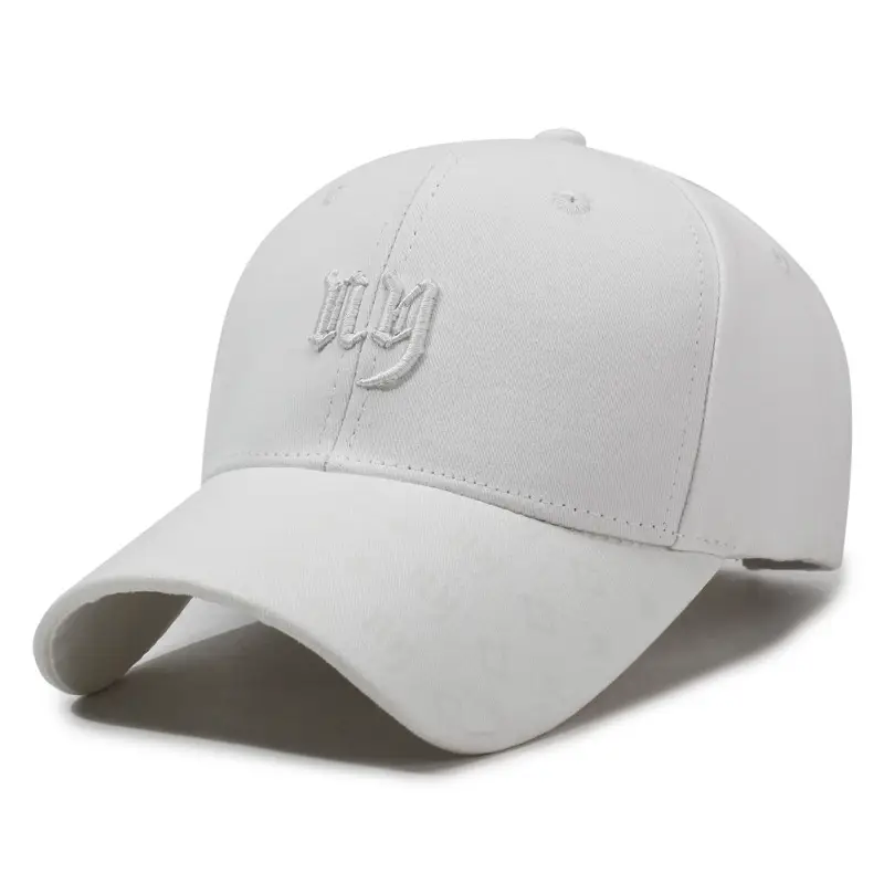 Men's Black Embroidered Baseball Cap with Logo - Image 2