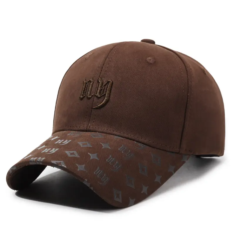 Men's Black Embroidered Baseball Cap with Logo - Image 6