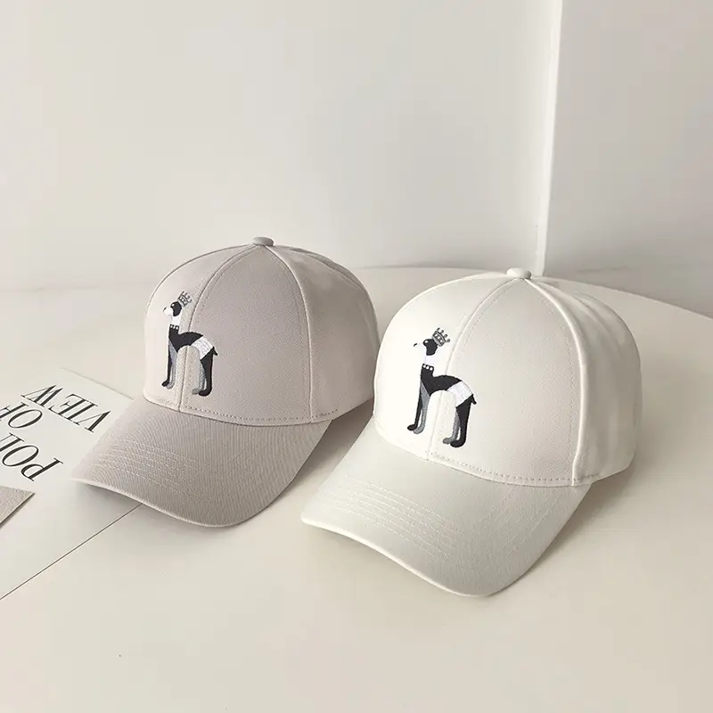 Black Embroidered Cartoon Cap for Men Women - Image 7