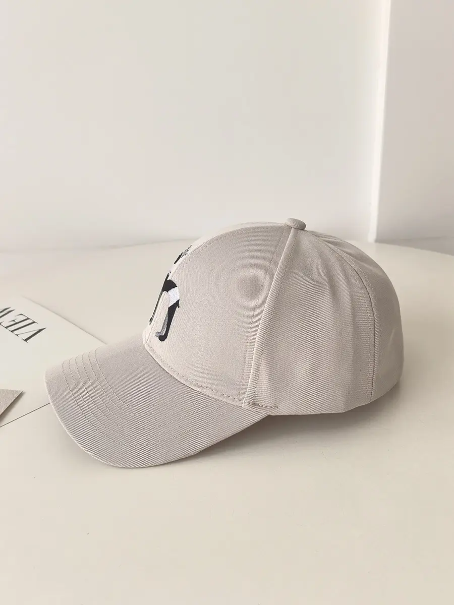 Black Embroidered Cartoon Cap for Men Women — feature 17