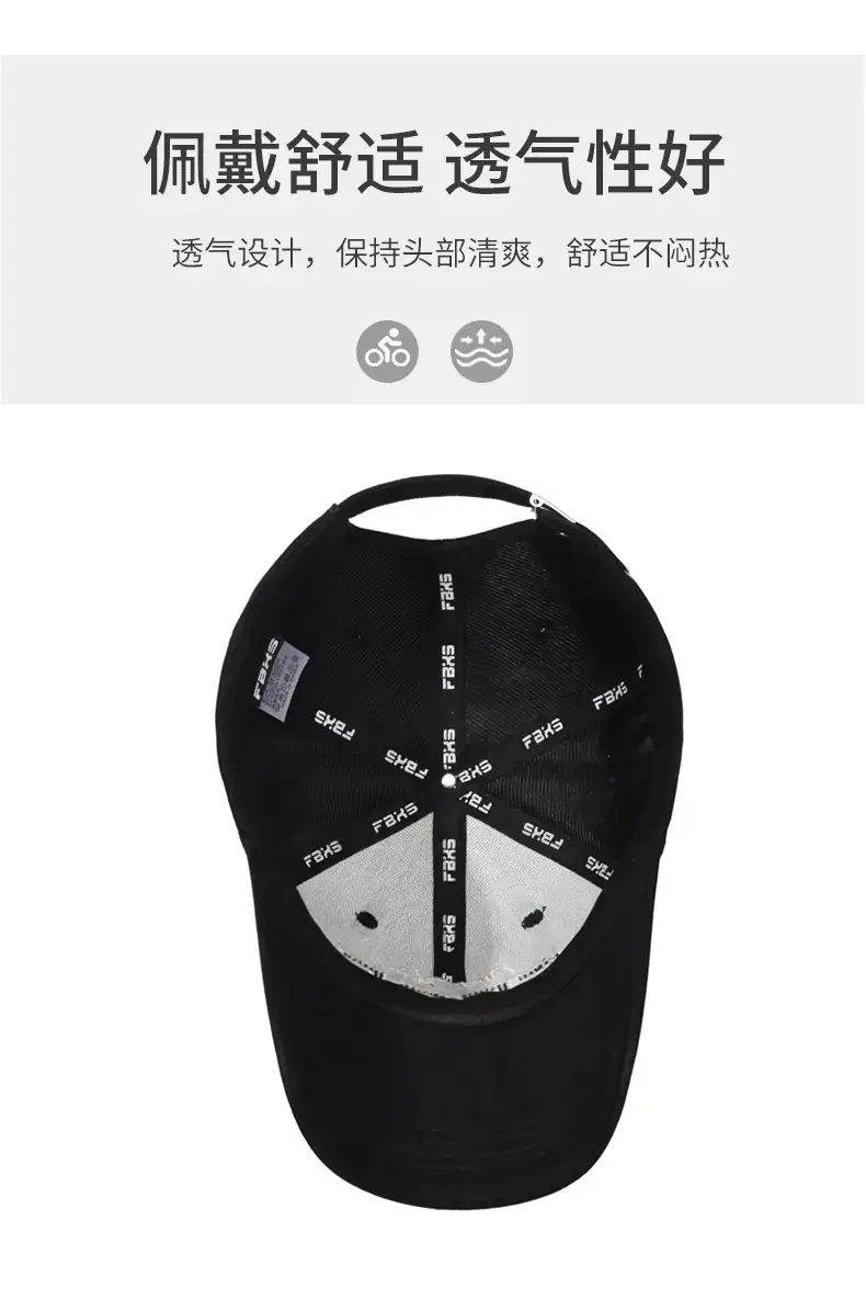 Women Black FBOG Take Time Ins Cap Sun Hat — feature 5