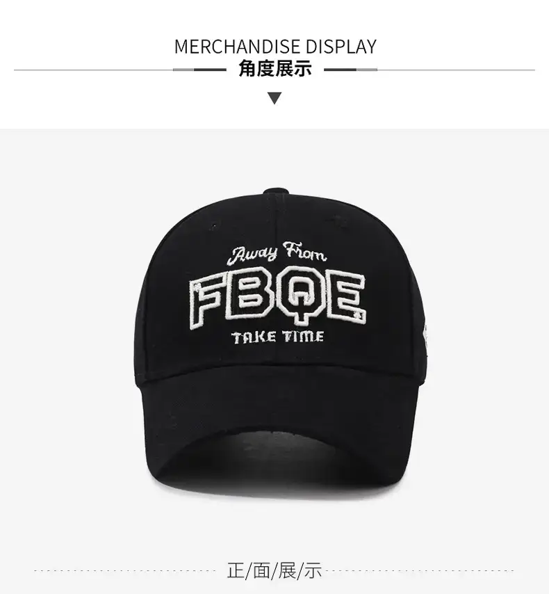 Women Black FBOG Take Time Ins Cap Sun Hat — feature 9