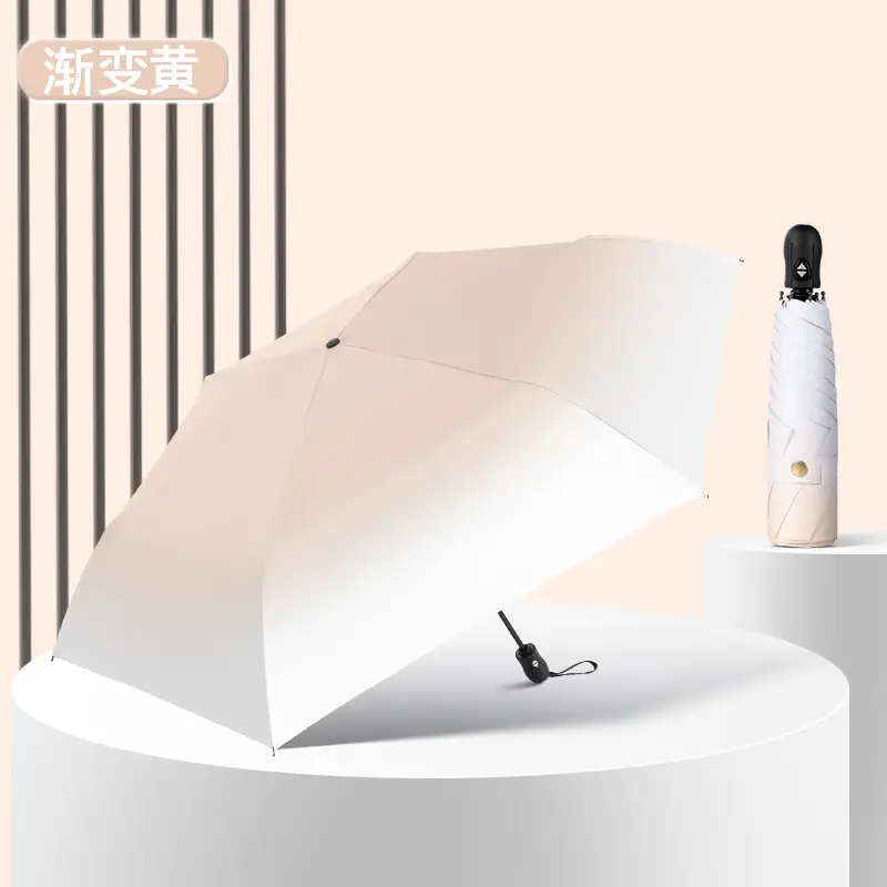 Full-Automatic Feather Sunscreen Umbrella Black Glue - Image 2