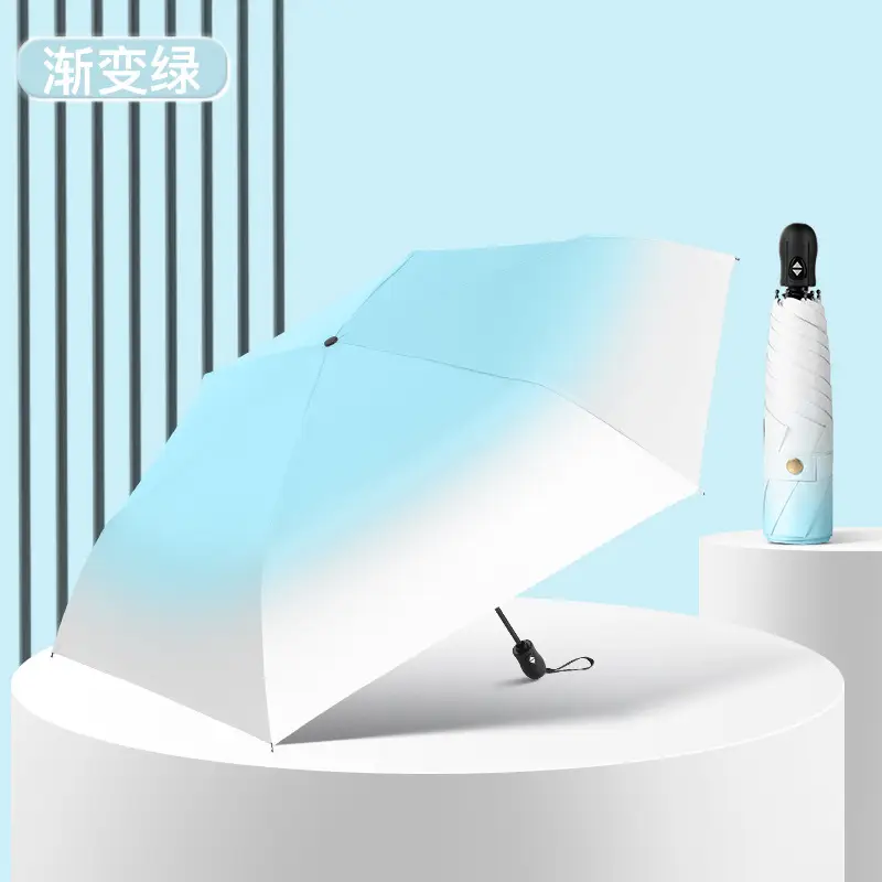 Full-Automatic Feather Sunscreen Umbrella Black Glue - Image 4