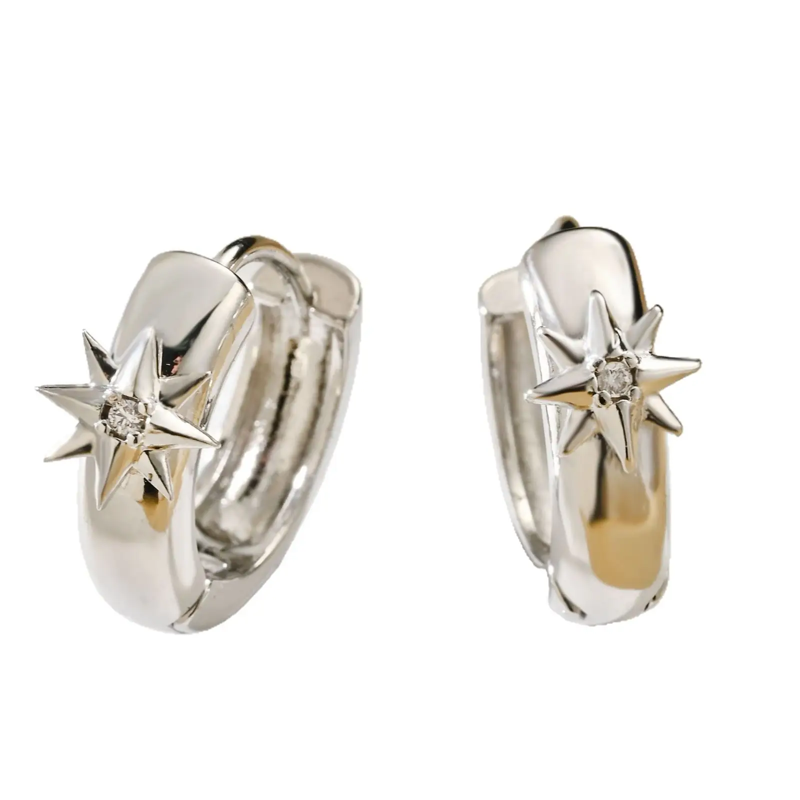 Gold Star Zircon Ear Buckles Set - Image 7