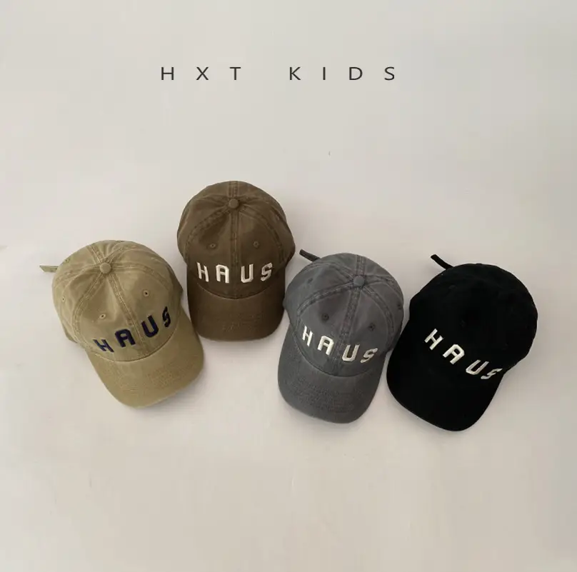 Children's Western Cap Spring Autumn Brown Beige - Image 7
