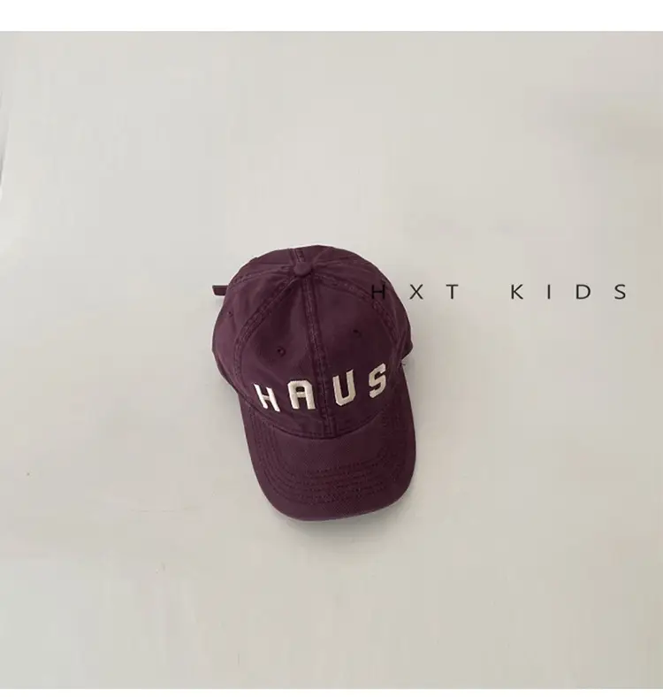 Children's Western Cap Spring Autumn Brown Beige — feature 9