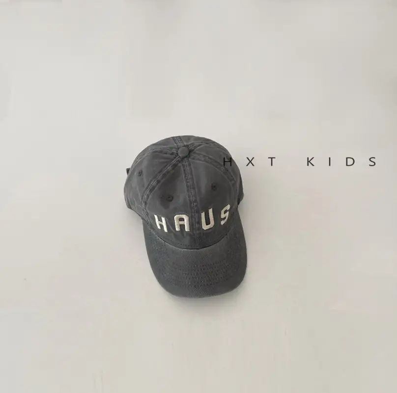 Children's Western Cap Spring Autumn Brown Beige - Image 3