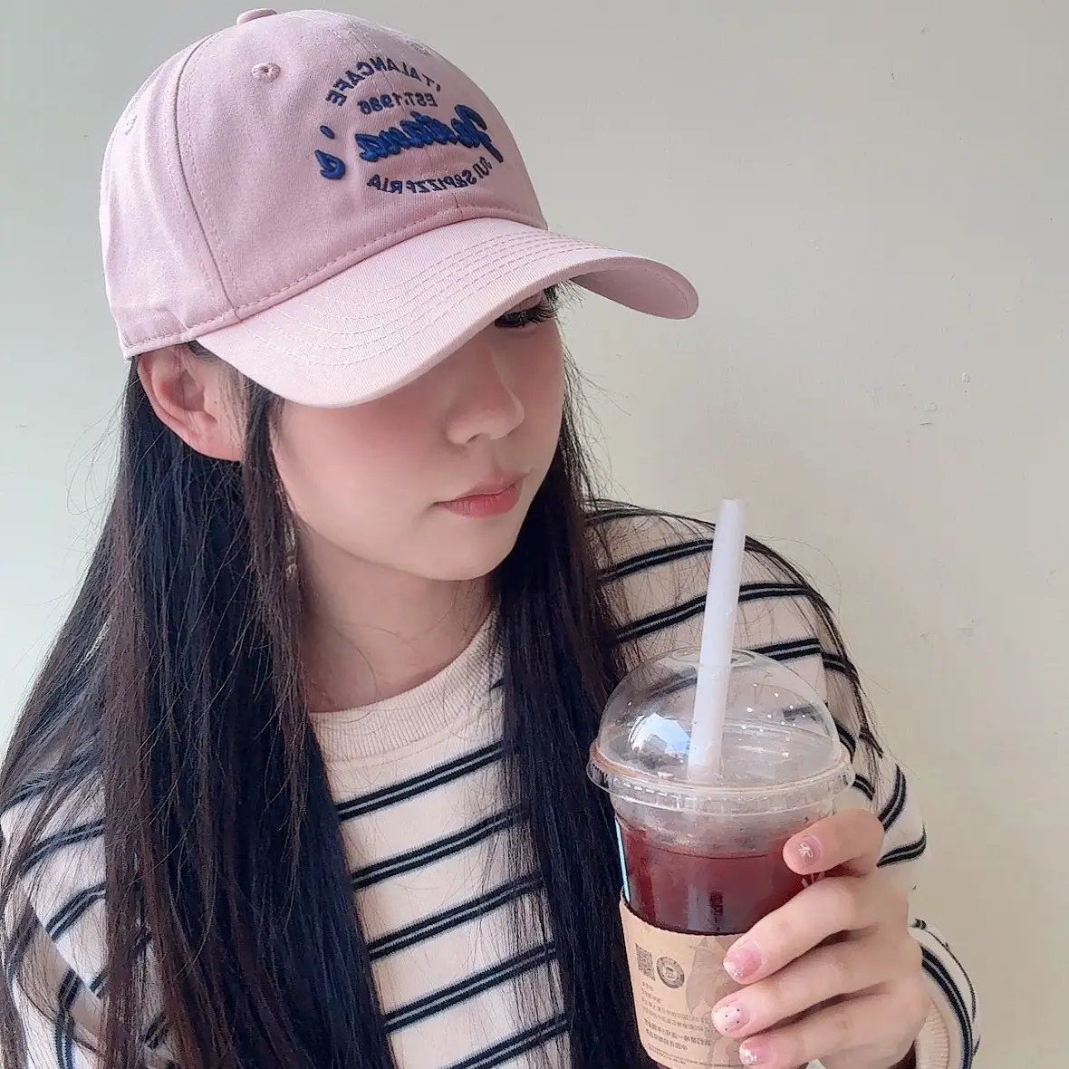 Pink Letter Embroidered Baseball Cap for Men Women - Image 10