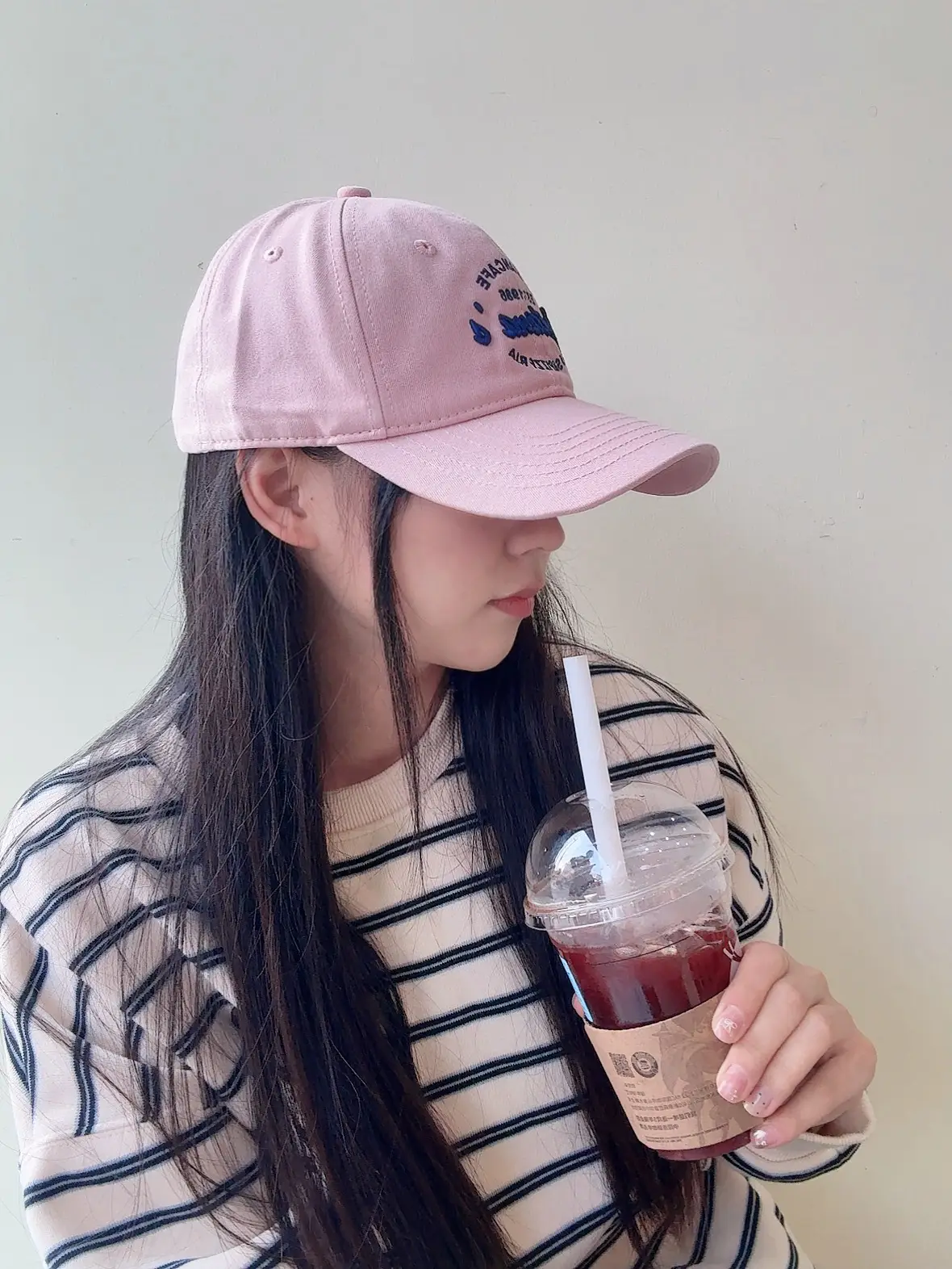 Pink Letter Embroidered Baseball Cap for Men Women — feature 3