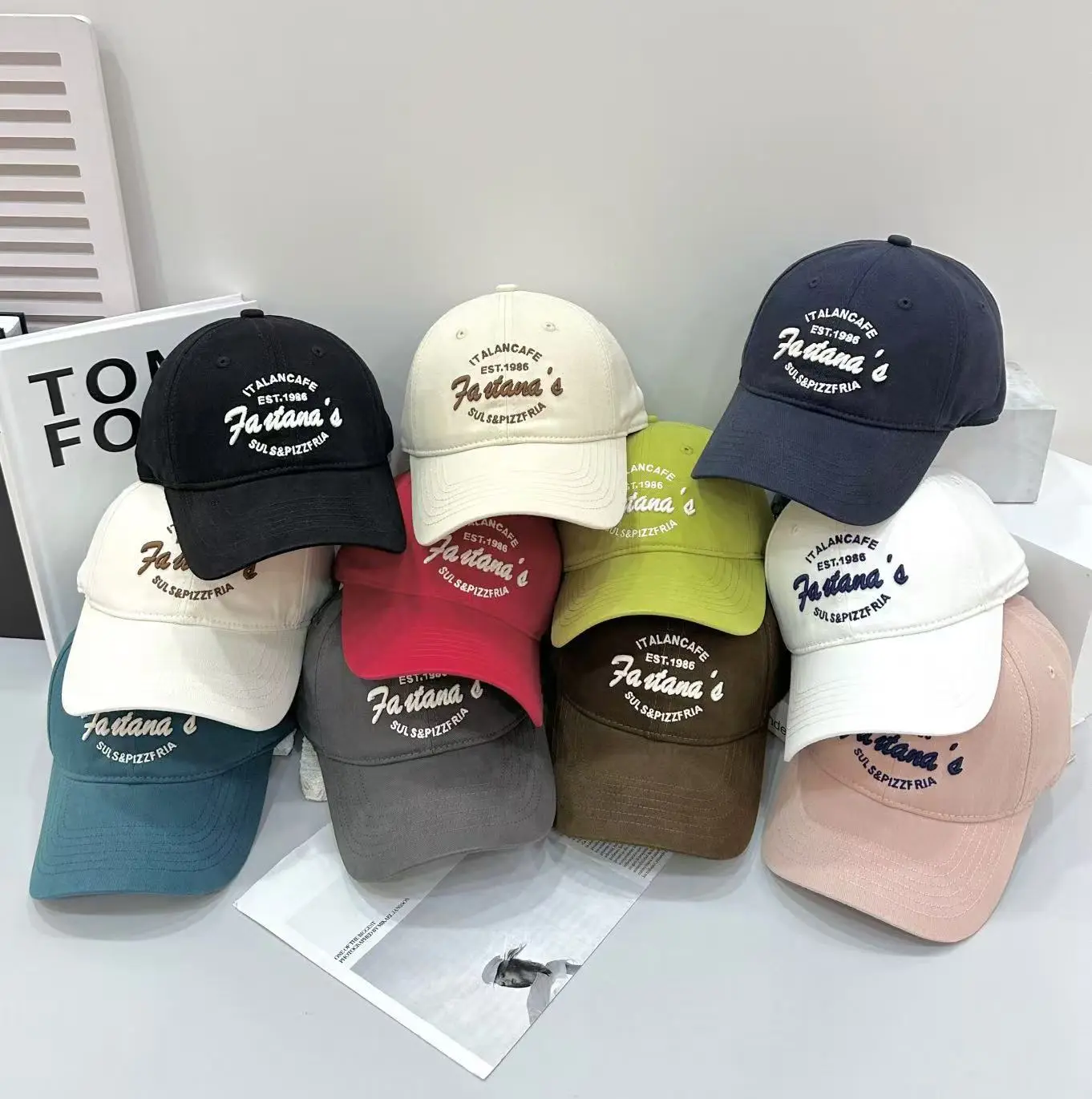 Pink Letter Embroidered Baseball Cap for Men Women — feature 6