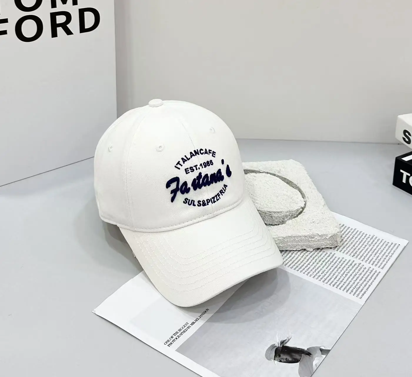 Pink Letter Embroidered Baseball Cap for Men Women - Image 7