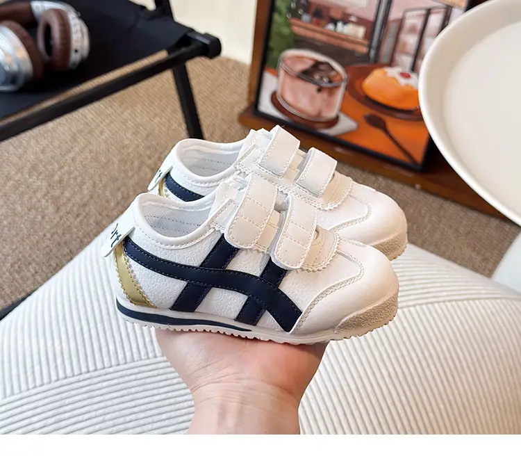 White Velcro Toddler Shoes Spring Autumn Baby Sneakers — feature 12