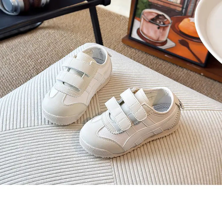 White Velcro Toddler Shoes Spring Autumn Baby Sneakers — feature 14