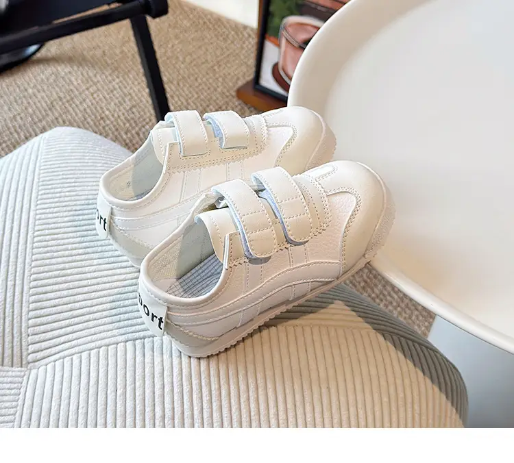 White Velcro Toddler Shoes Spring Autumn Baby Sneakers — feature 16