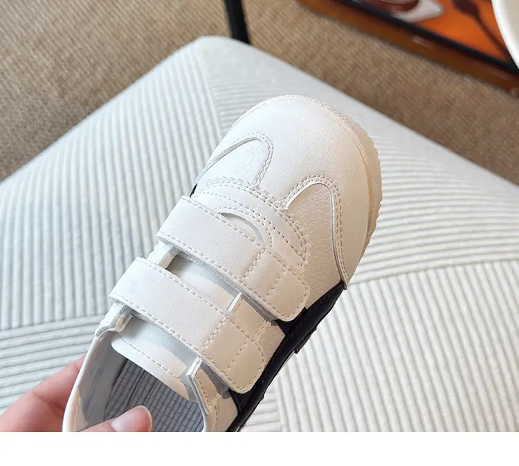 White Velcro Toddler Shoes Spring Autumn Baby Sneakers — feature 17