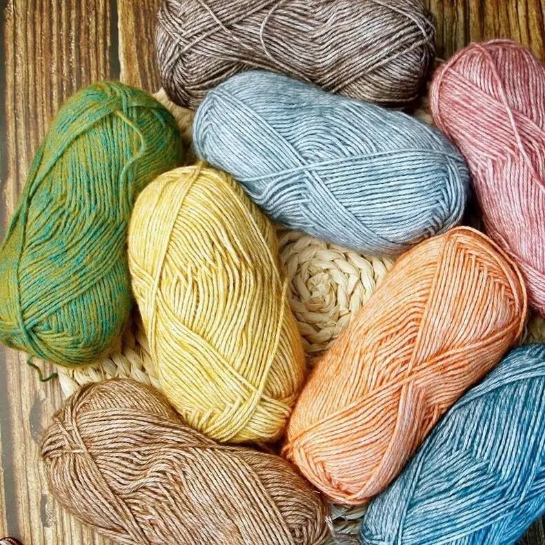 Ruyi Bird Sprayed Wool Yarn Wool Yarn Handmade DIY Knitted Crochet Stick Thick Wool Sweater Coat Scarf Line