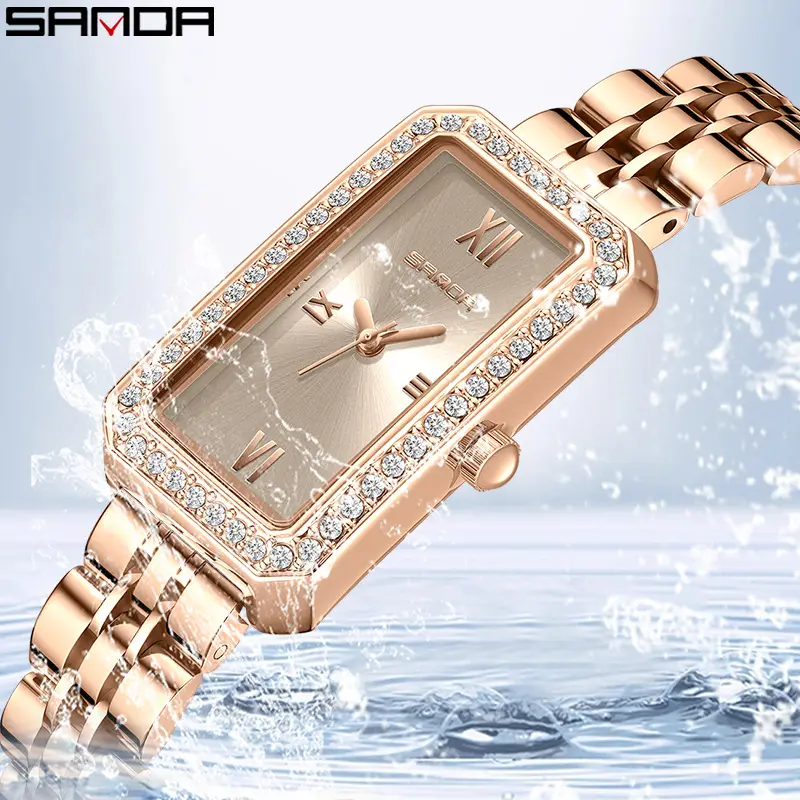 Retro Diamond Encrusted Women's Quartz Watch - Image 16