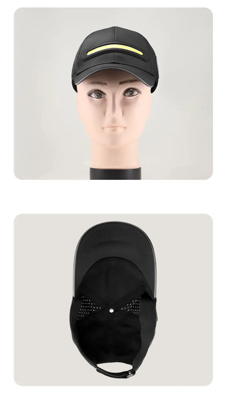 Rechargeable LED Baseball Cap for Men Women Night Run Riding — feature 13