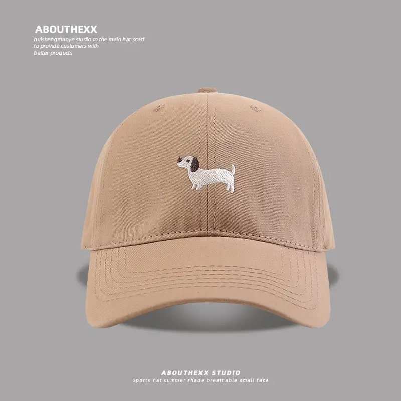 Cute Cartoon Cap for Men Women Red Embroidered - Image 4
